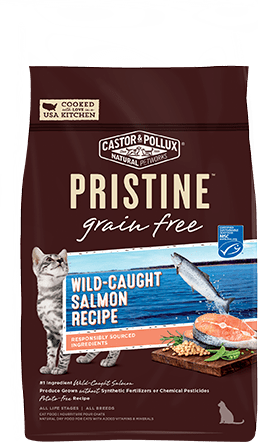 Castor Pollux Pristine Grain Free Wild Caught Salmon Recipe Cat Food Review